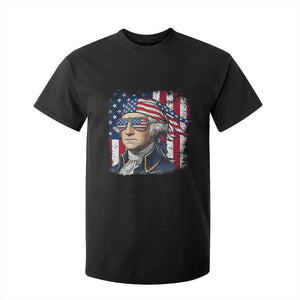 George Washington Patriotic T Shirt For Kid USA 250th Anniversary TS12 Black Print Your Wear