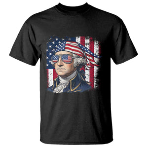 George Washington Patriotic T Shirt USA 250th Anniversary TS12 Black Print Your Wear
