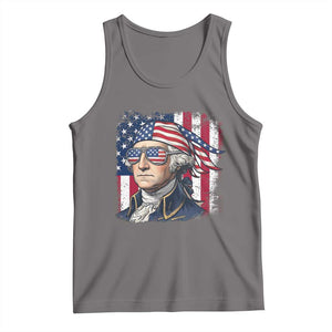 George Washington Patriotic Tank Top USA 250th Anniversary TS12 Deep Heather Print Your Wear