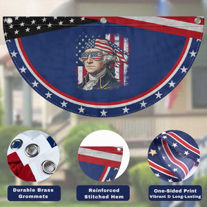 George Washington Patriotic Fan Flag USA 250th Anniversary TS12 Print Your Wear