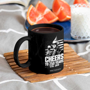 Funny George Washington Cheers To 250 Years Coffee Mug TS12 Print Your Wear