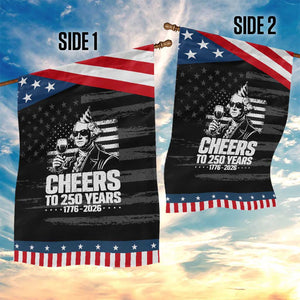 Funny George Washington Cheers To 250 Years Garden Flag TS12 Print Your Wear