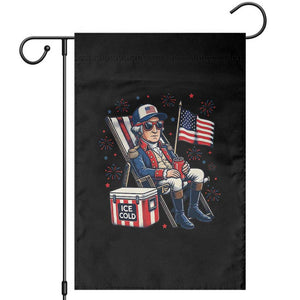 Proud American George Washington Patriotic Garden Flag TS12 Black Print Your Wear