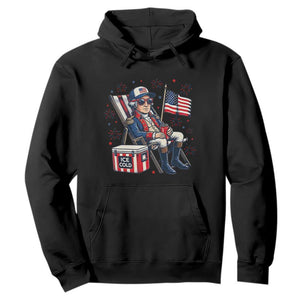 Proud American George Washington Patriotic Hoodie TS12 Black Print Your Wear