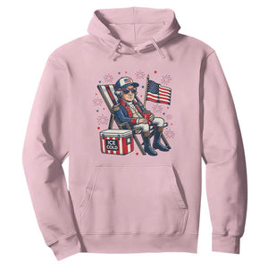 Proud American George Washington Patriotic Hoodie TS12 Light Pink Print Your Wear