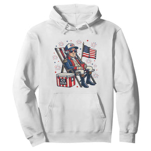 Proud American George Washington Patriotic Hoodie TS12 White Print Your Wear