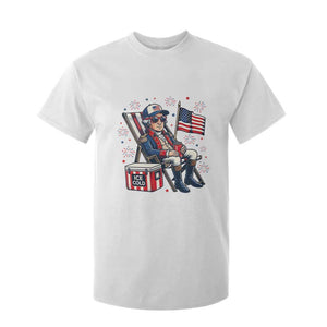 Proud American George Washington Patriotic T Shirt For Kid TS12 White Print Your Wear
