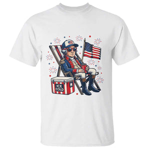 Proud American George Washington Patriotic T Shirt TS12 White Print Your Wear