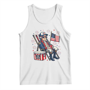 Proud American George Washington Patriotic Tank Top TS12 White Print Your Wear