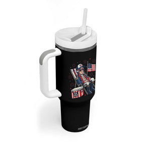 Proud American George Washington Patriotic Tumbler With Handle TS12 Print Your Wear