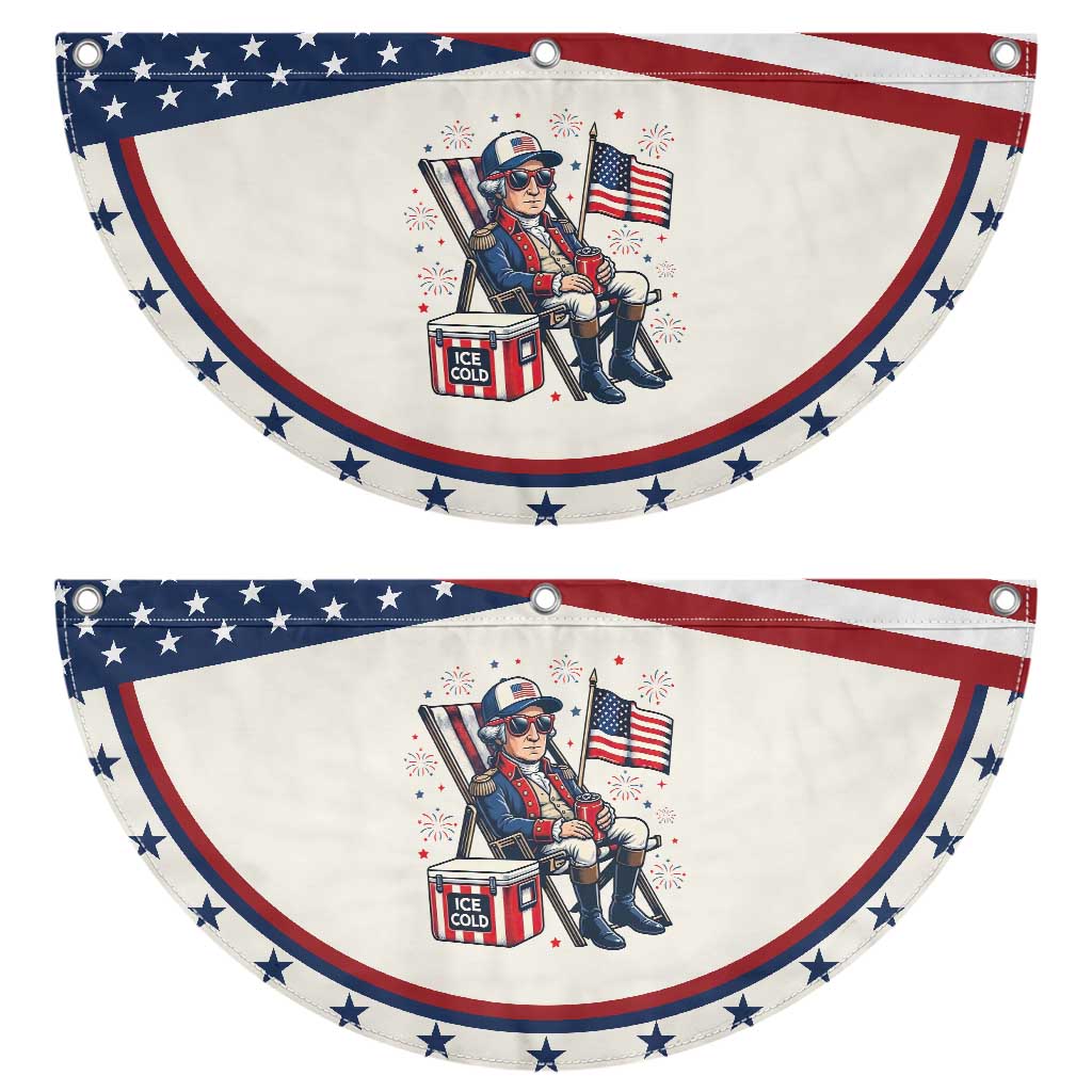 Proud American George Washington USA 250th Anniversary Patriotic Fan Flag TS12 2pcs pack Classic Beige Print Your Wear