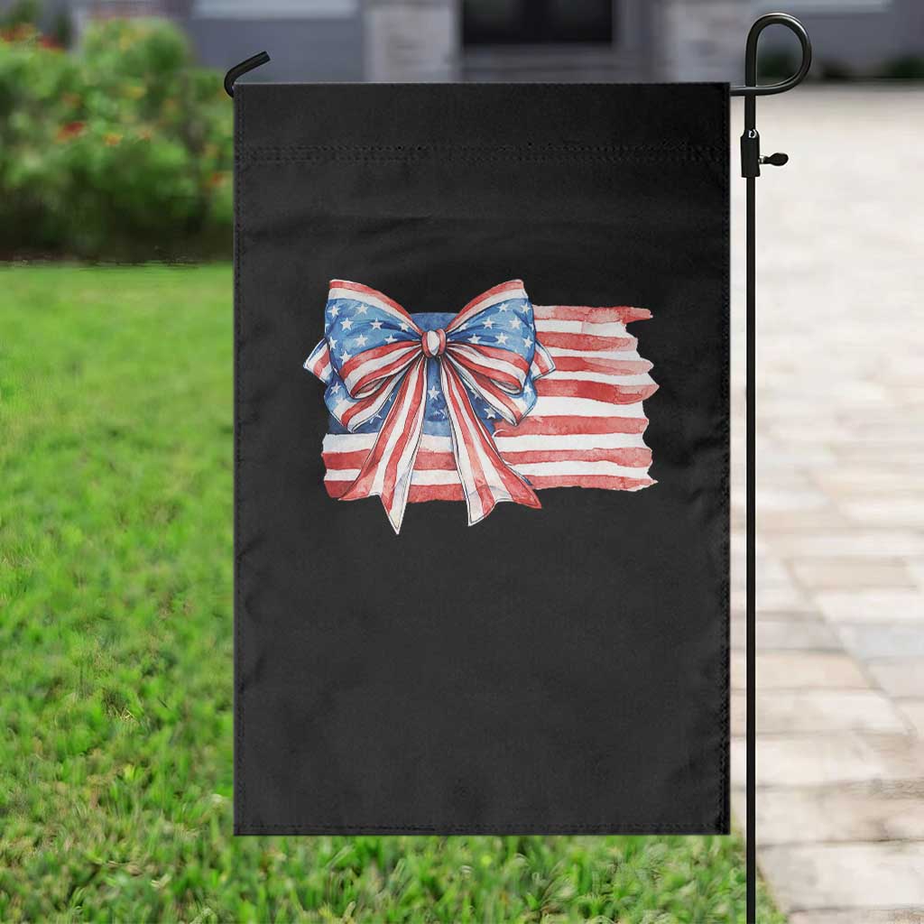 Patriotic American Flag Bow Garden Flag Gift For Women TS12 Print Your Wear
