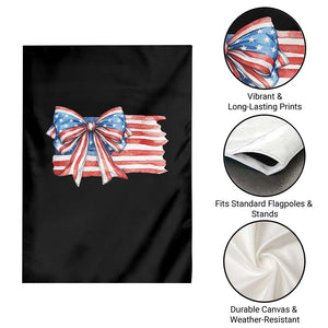 Patriotic American Flag Bow Garden Flag Gift For Women TS12 Print Your Wear