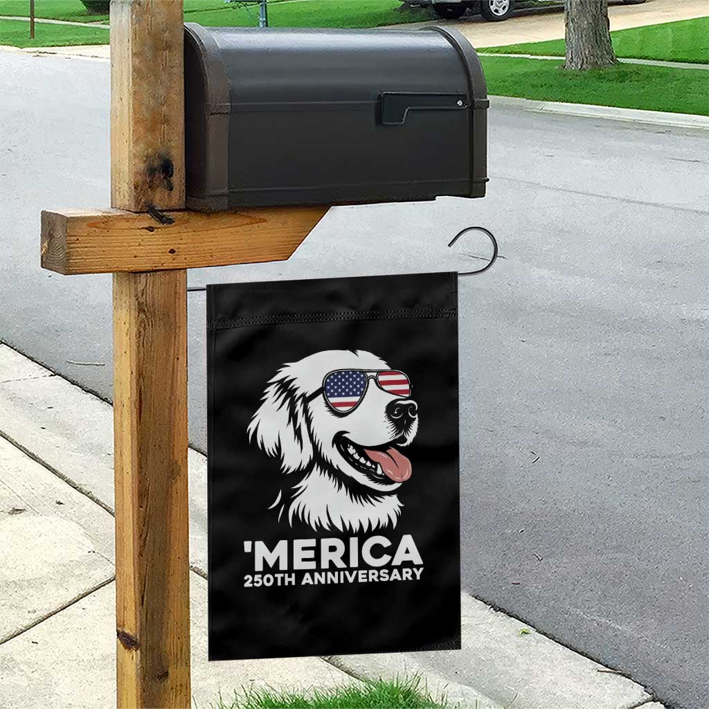 Merica Golden Retriever Lover Garden Flag 250th Anniversary Gift TS12 Print Your Wear