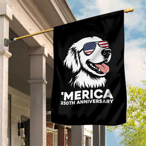 Merica Golden Retriever Lover Garden Flag 250th Anniversary Gift TS12 Print Your Wear