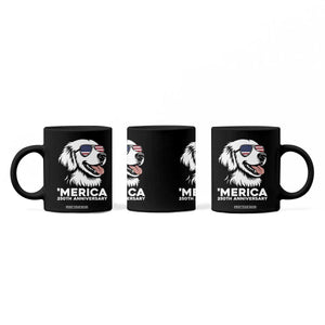 Merica Golden Retriever Lover Coffee Mug 250th Anniversary Gift TS12 Print Your Wear