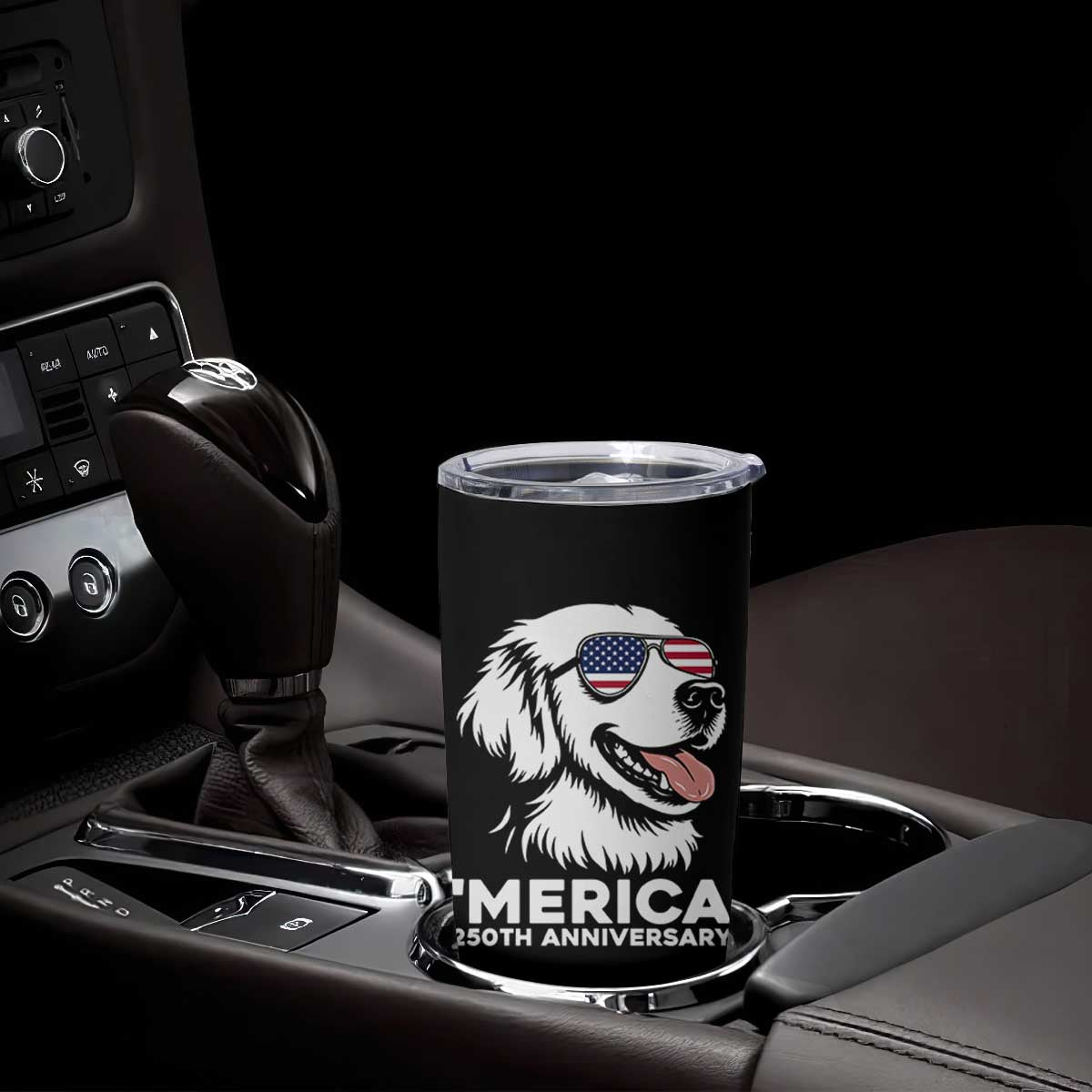Merica Golden Retriever Lover Tumbler Cup 250th Anniversary Gift TS12 Print Your Wear