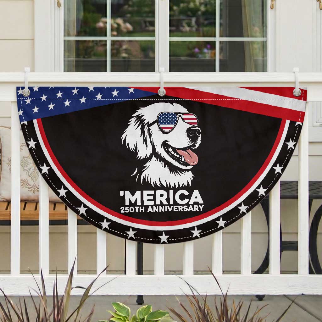 Merica Golden Retriever Lover Patriotic Fan Flag 250th Anniversary Gift TS12 2pcs pack Classic Black Print Your Wear