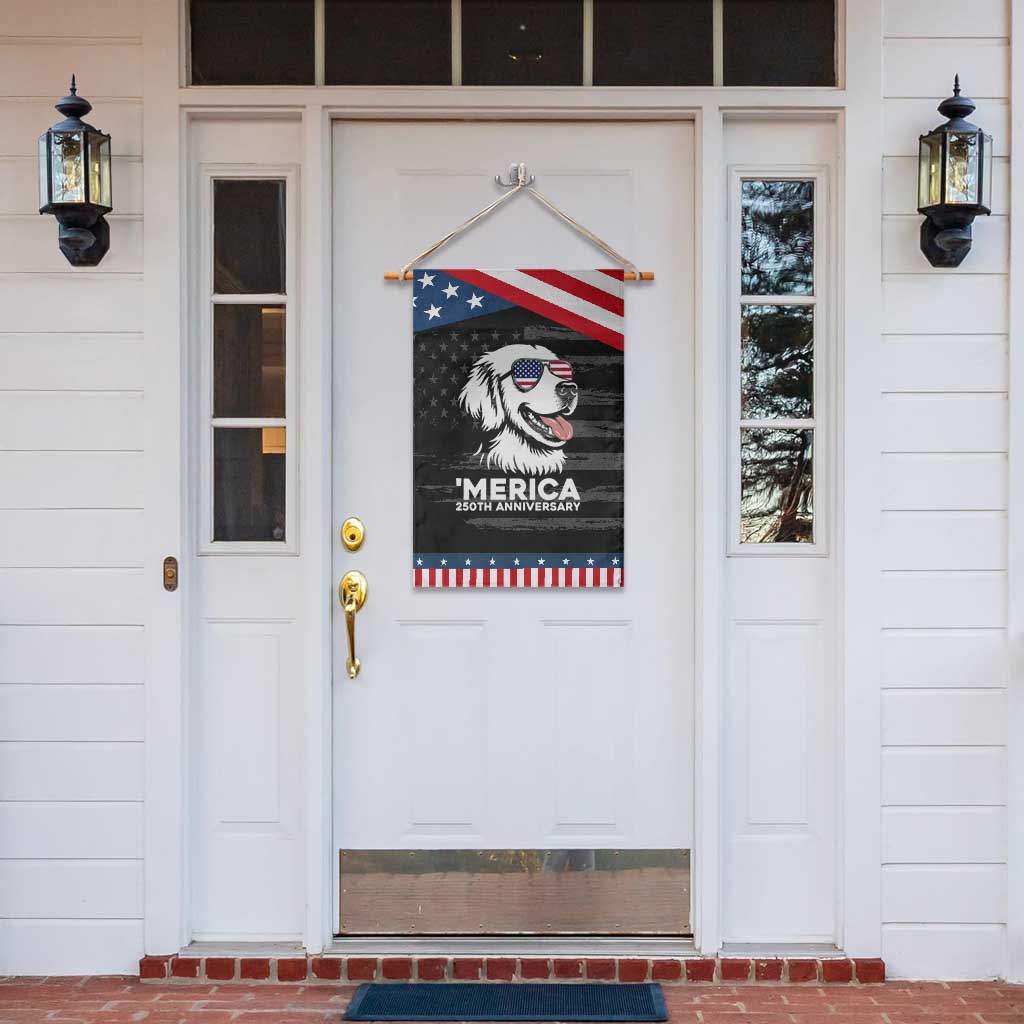 Merica Golden Retriever Lover Garden Flag 250th Anniversary Gift TS12 Print Your Wear