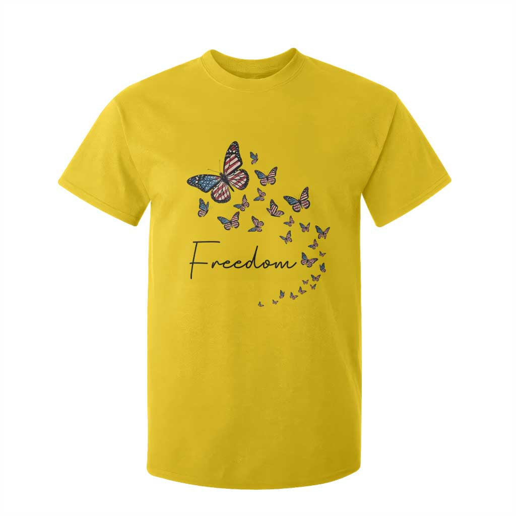 Butterfly Of Freedom American Pride T Shirt For Kid TS12 Daisy Print Your Wear