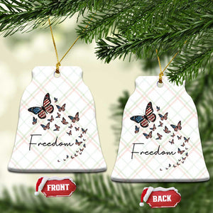 Butterfly Of Freedom American Pride Ceramic Ornament TS12 Print Your Wear
