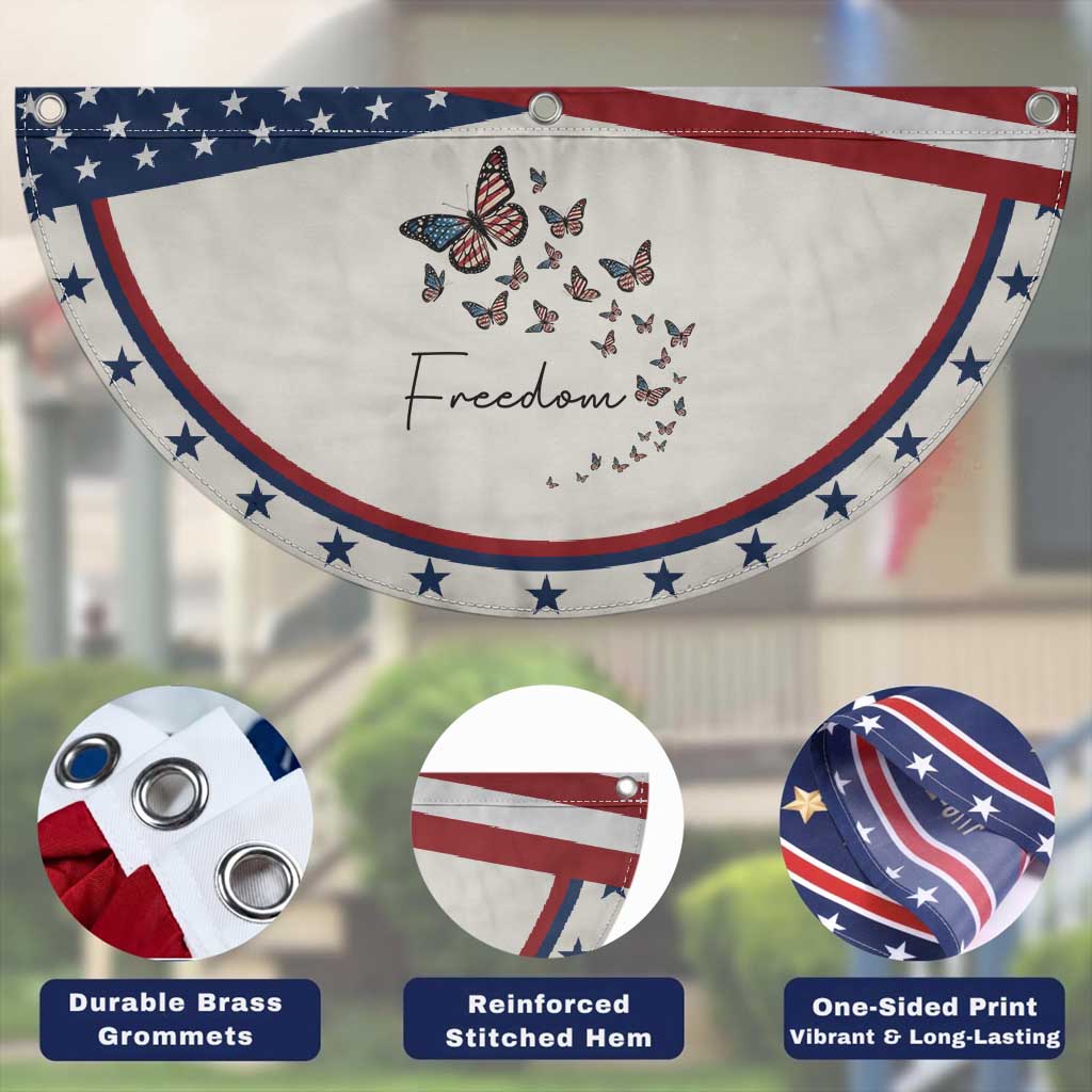 Butterfly Of Freedom American Pride Patriotic Fan Flag TS12 Print Your Wear