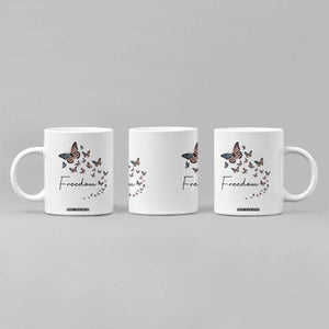 Butterfly Of Freedom American Pride Coffee Mug TS12 Print Your Wear