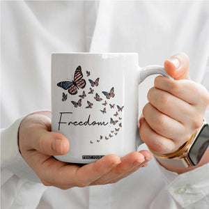 Butterfly Of Freedom American Pride Coffee Mug TS12 Print Your Wear