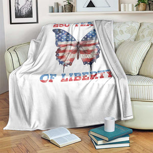 Patriotic Butterfly Throw Blanket 250 Years Of Liberty TS12 Print Your Wear