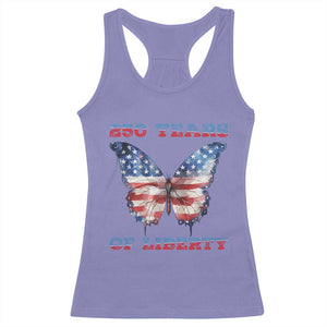 Patriotic Butterfly Racerback Tank Top 250 Years Of Liberty TS12 Violet Print Your Wear