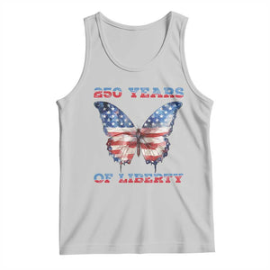 Patriotic Butterfly Tank Top 250 Years Of Liberty TS12 Ash Print Your Wear