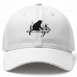 No Kings No Wars No Ice Cat Baseball Cap Political Humor Gift TS12 Print Your Wear