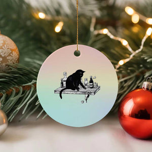 No Kings No Wars No Ice Cat Ceramic Ornament Political Humor Gift TS12 1pc Pastel Print Your Wear