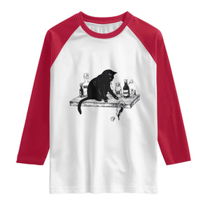 No Kings No Wars No Ice Cat Raglan Shirt Political Humor Gift TS12 White Red Print Your Wear
