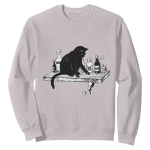 No Kings No Wars No Ice Cat Sweatshirt Political Humor Gift TS12 Ice Gray Print Your Wear