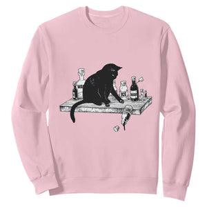 No Kings No Wars No Ice Cat Sweatshirt Political Humor Gift TS12 Light Pink Print Your Wear