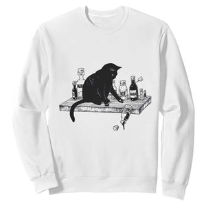 No Kings No Wars No Ice Cat Sweatshirt Political Humor Gift TS12 White Print Your Wear