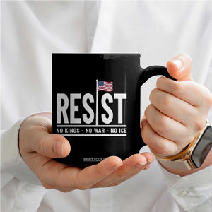 No Kings No Wars No Ice Coffee Mug Anti Trump Political TS12 Print Your Wear