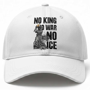 Statue Of Liberty Freedom Protest Baseball Cap No Kings No Wars No Ice TS12 Print Your Wear