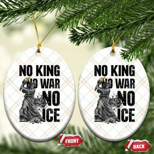 Statue Of Liberty Freedom Protest Ceramic Ornament No Kings No Wars No Ice TS12 Print Your Wear