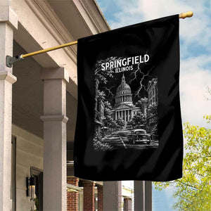 Historic Springfield Illinois Architecture Garden Flag The Prairie State Souvenir Gift TS12 Print Your Wear