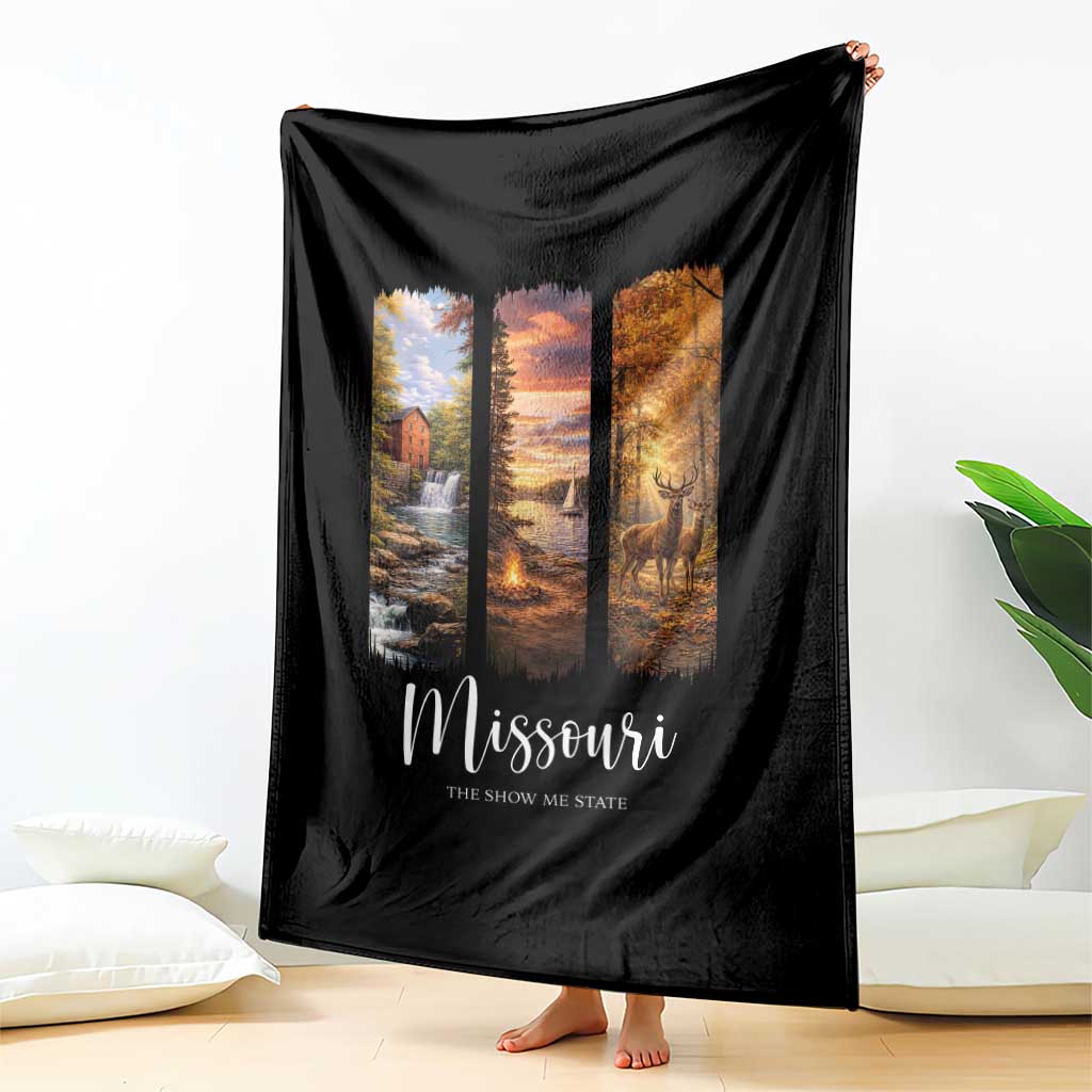 Missouri The Show Me State Throw Blanket Midwest Pride TS12 Print Your Wear