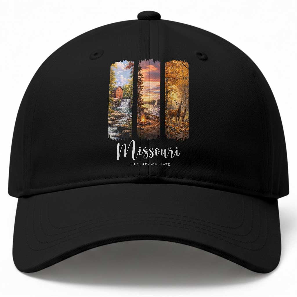 Missouri The Show Me State Baseball Cap Midwest Pride TS12 Print Your Wear