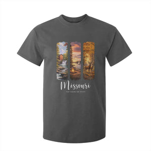 Missouri The Show Me State T Shirt For Kid Midwest Pride TS12 Dark Heather Print Your Wear