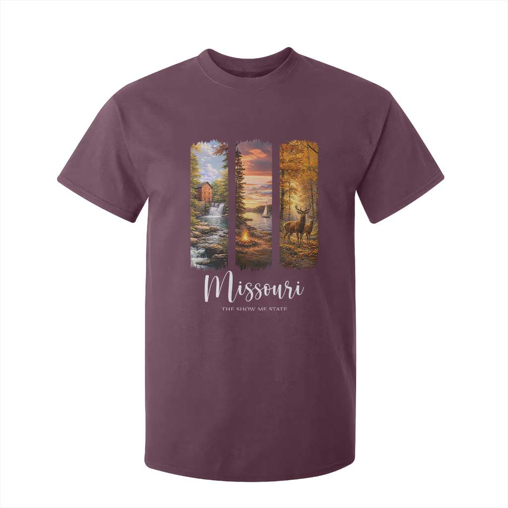 Missouri The Show Me State T Shirt For Kid Midwest Pride TS12 Maroon Print Your Wear