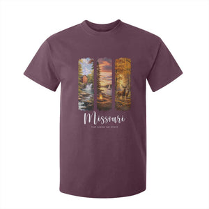 Missouri The Show Me State T Shirt For Kid Midwest Pride TS12 Maroon Print Your Wear