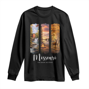 Missouri The Show Me State Long Sleeve Shirt Midwest Pride TS12 Black Print Your Wear