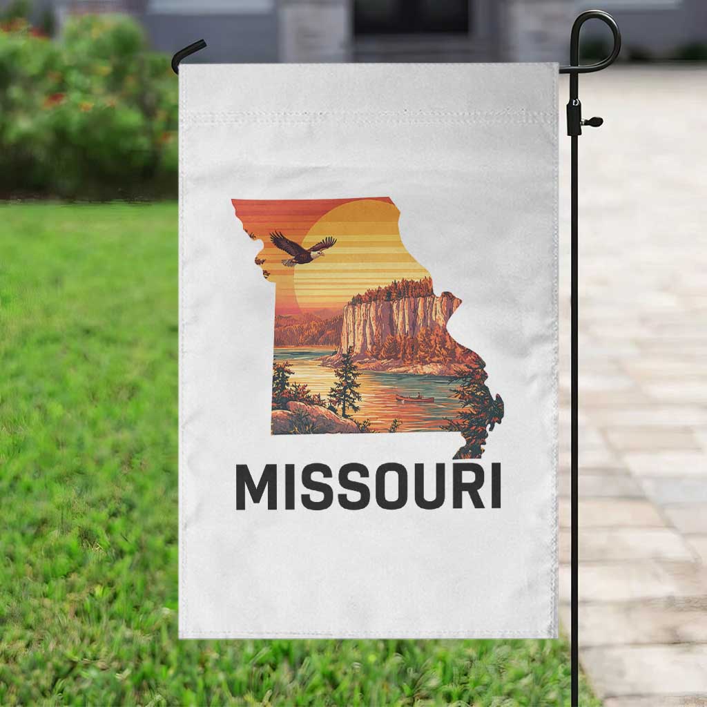 Missouri State Map Nature Travel Garden Flag The Show Me State Pride TS12 Print Your Wear