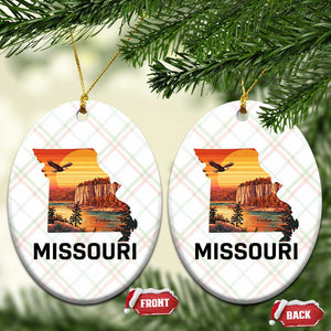 Missouri State Map Nature Travel Ceramic Ornament The Show Me State Pride TS12 Print Your Wear