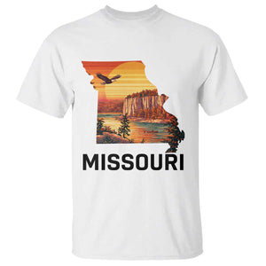 Missouri State Map Nature Travel T Shirt The Show Me State Pride TS12 White Print Your Wear
